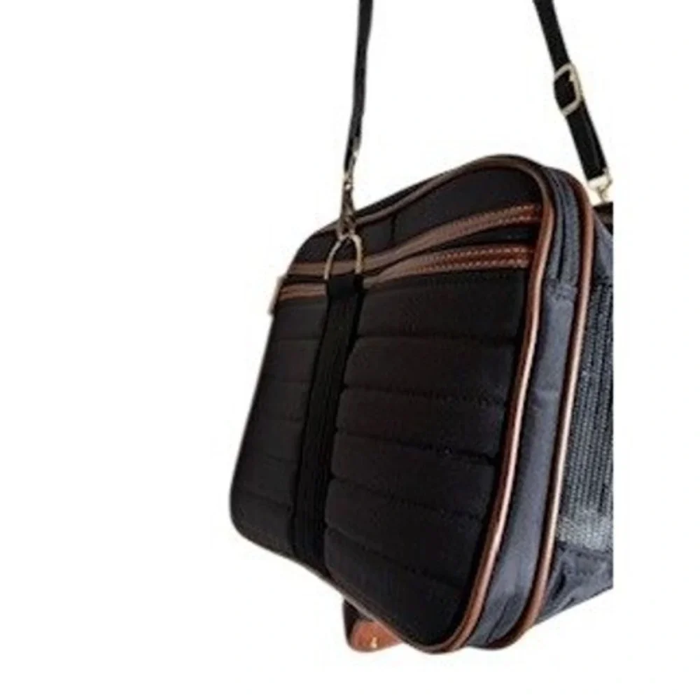 Sherpa Pet Trading Company Original Deluxe‎ Pet Carrier Black Small 16x10x8